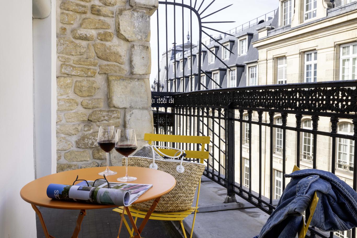 Grand Hotel du Calvados - Terrasse chambre Twin Paris Opéra